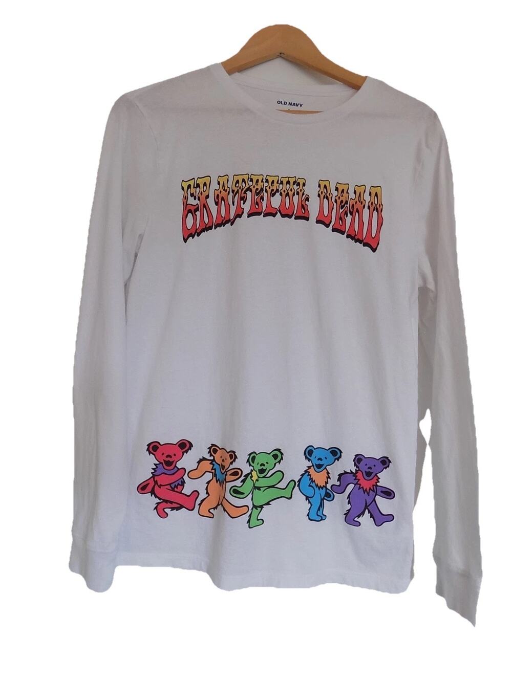 Old Navy Grateful Dead graphic t shirt tee long sleeve size Small